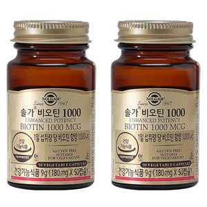 솔가 비오틴 1000, 50정, 2개