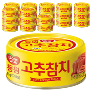동원참치 고추 참치, 85g, 24개