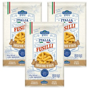 폰타나 이탈리아 푸실리, 500g, 3개