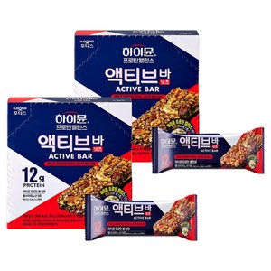 하이뮨 프로틴밸런스 액티브 바 넛츠 6p, 300g, 2개