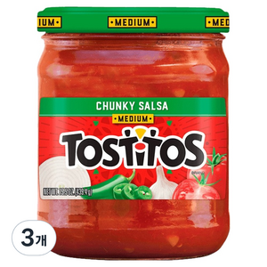 토스티토스 미디움 살사소스, 439.4g, 3개
