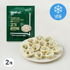 비셰프 고기손만두 (냉동), 1.3kg, 2개