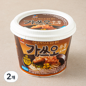 CJ제일제당 가쓰오우동 한그릇, 225.5g, 2개