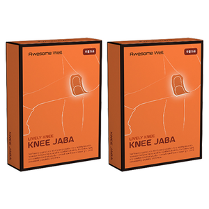 어썸웰 무릎자바 슬개건 무릎보호대, FREE(75 x ..., 2개