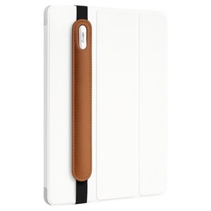 리브에잇 테블릿 펜 보관 탄성 밴드 가죽 케이스 15 x 195 mm