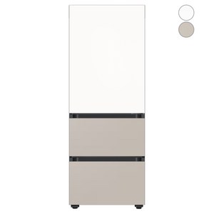 [색상선택형] 삼성전자 BESPOKE 김치플러스 313L 3도어 냉장고 키친핏 방문설치