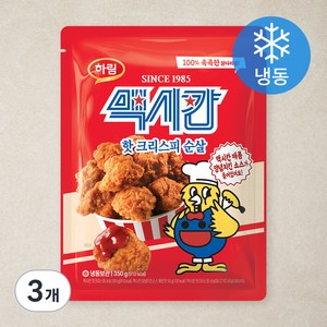 맥시칸 핫크리스피 순살 (냉동), 350g, 3개