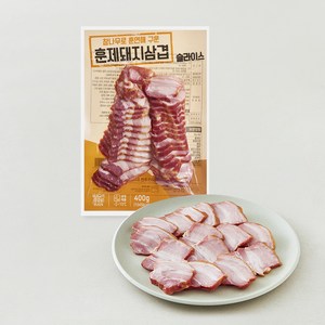 훈제돼지삼겹 슬라이스, 400g, 1개