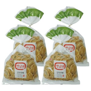 청우식품 옛날애 김맛전병, 250g, 4개