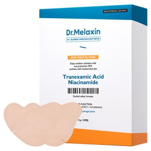 멜락신 티엑스 기미 케어 선 골프 패치 3.5g x 20p 세트, 20개