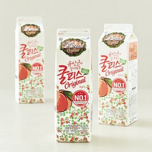 소와나무 쿨피스 복숭아, 930ml, 3개