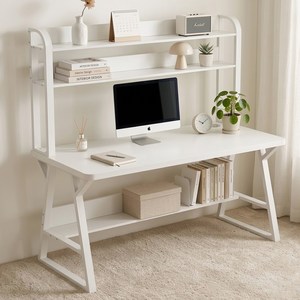 코멧 수납 선반형 철제 책상 1200