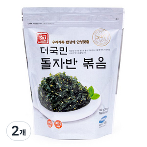 더국민 광천 돌자반 볶음, 300g, 2개