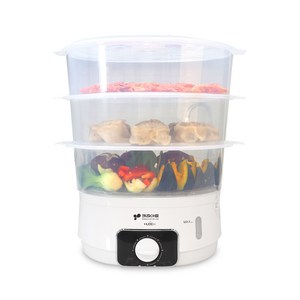 키친아트 허브 3단 스팀 전기찜기