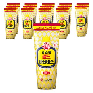 오뚜기 고소한 골드 마요네스, 500g, 15개