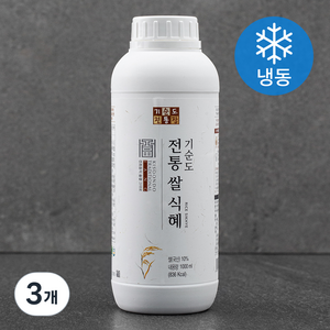 기순도전통장 전통 쌀 식혜 (냉동), 1L, 3개