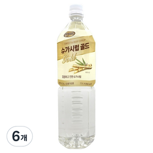 리치스 슈가시럽 골드, 1.5L, 6개