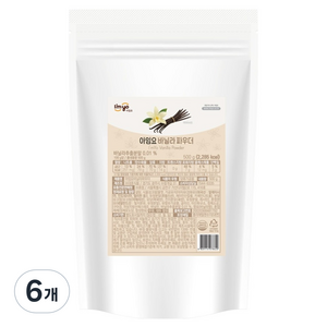 아임요 바닐라파우더, 500g, 6개