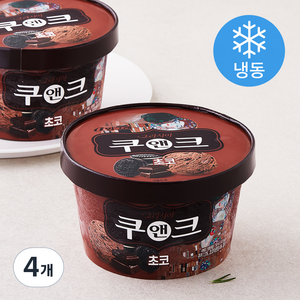 빙그레 그라시아 쿠앤크 초코 (냉동), 750ml, 4개