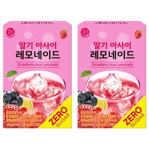 우리차 딸기 아사이 레모네이드 분말
