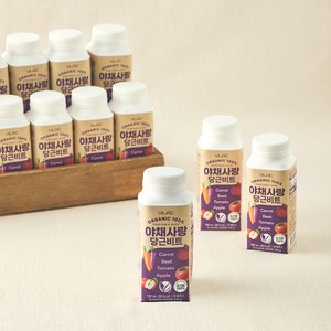 비락 유기가공식품 야채사랑 당근비트, 180ml, 24개