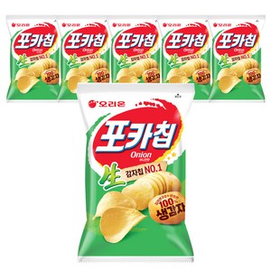 오리온 포카칩 어니언맛, 66g, 6개