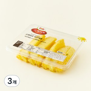 스위티오 파인애플, 1kg, 3개