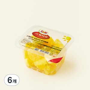 스위티오 후레쉬컷 파인애플, 400g, 6개