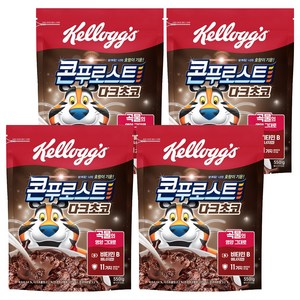 콘푸로스트 다크초코 시리얼, 550g, 4개
