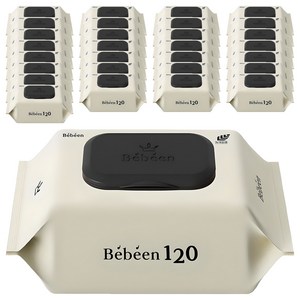 베베앙 120 유아물티슈 캡형