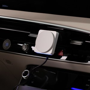 아임반 사운드픽셀 차량용 Qi2 맥세이프 무선 고속 충전 거치대 ABN-LAB-WCG-100, 샤이닝 실버, ABN-LAB-WC...