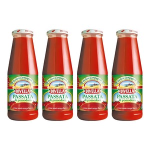 디벨라 토마토 퓨레, 680g, 4개