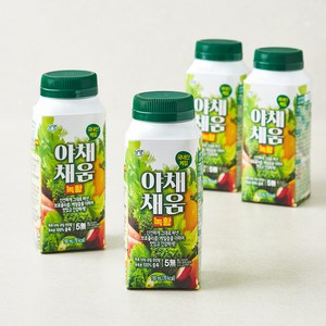 남양유업 야채채움 녹황 주스, 190ml, 4개