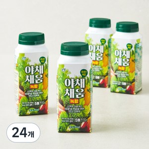 남양유업 야채채움 녹황 주스, 190ml, 24개