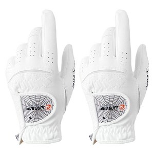 자마골프 남성용 e 기능성 골프장갑 왼손착용 오른손잡이용, 21호, 화이트, 2개