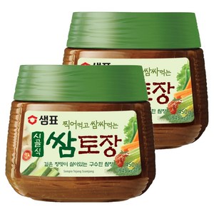 샘표 시골식 쌈토장, 450g, 2개
