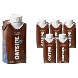 오트사이드 귀리음료 초콜릿맛, 200ml, 6개