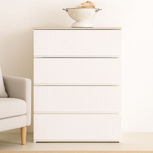 보노하우스 국내 제조 시에나 우드상판 와이드 서랍장