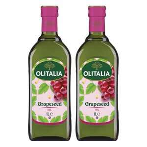 올리타리아 포도씨유, 1L, 2개