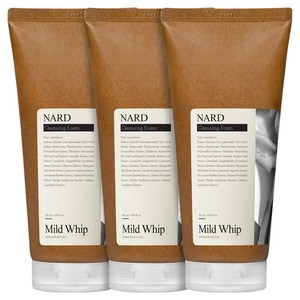 나드 마일드 휩 모공 클렌징 폼, 180ml, 3개