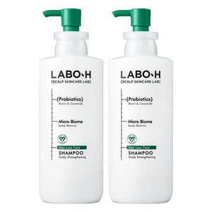 라보에이치 두피강화 클리닉 탈모증상완화 약산성 샴푸, 400ml, 2개