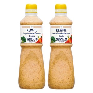 큐피 딥 로스티드 참깨 드레싱, 1L, 2개