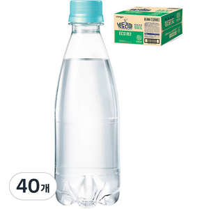웅진빅토리아 청포도 ECO 무라벨 탄산음료, 350ml, 40개