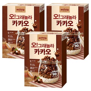 마켓오네이처 오 그래놀라 카카오 시리얼, 300g, 3개