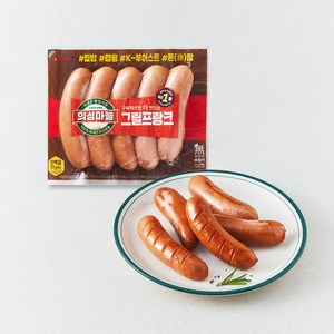 롯데햄 의성마늘 그릴프랑크 소시지, 350g, 1개