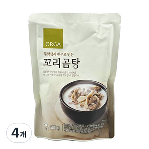 올가 꼬리곰탕, 500g, 4개