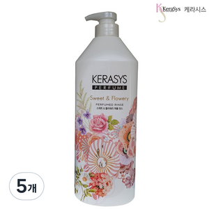 케라시스 스위트 앤 플라워리 퍼퓸 린스, 1L, 5개