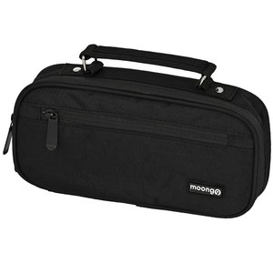 뭉구 손잡이 펜파우치, 블랙, 1개