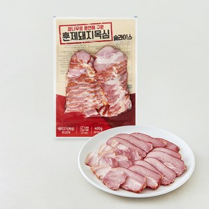 훈제돼지목심 슬라이스, 400g, 1개