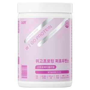 칼로바이 단백질쉐이크 퍼포우먼스 락토프리 스트로베리블라썸, 504g, 1개